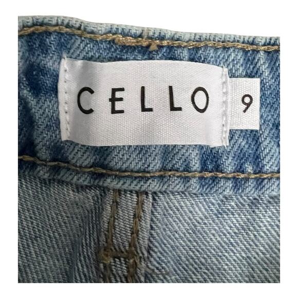 Cello Womens Jeans Basic Casual Denim Pants 9 Distressed straight NWT - Picture 5 of 8
